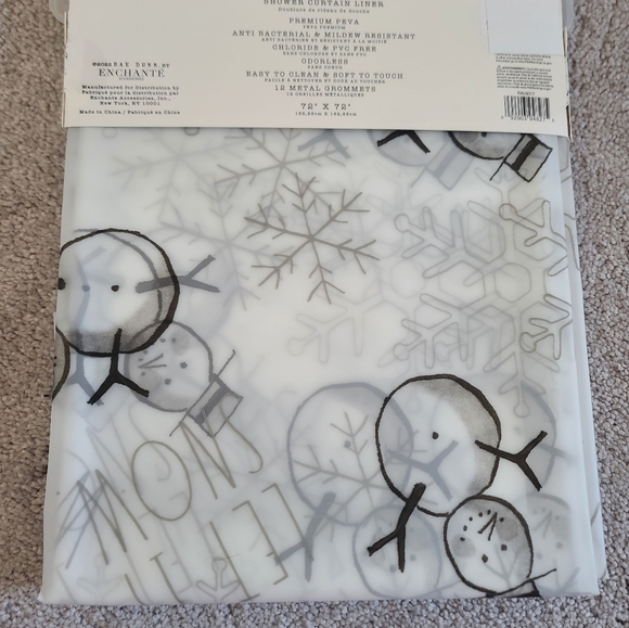 Rae Dunn Shower Curtains - Picture 2 of 2